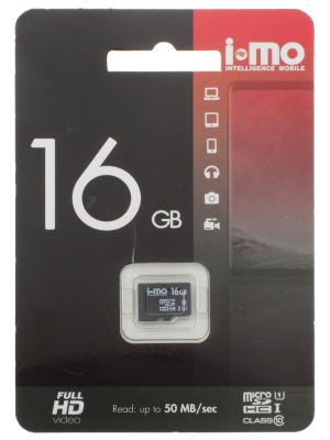 Карта памяти 16GB MicroSD IMO, 10 класс