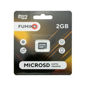Карта памяти 2GB microSDHC Fumiko