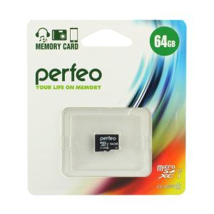 Карта памяти 64GB MicroSD Perfe без адаптера