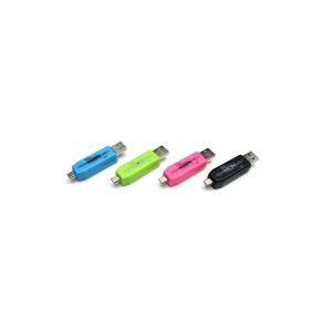 Картридер переходник microUSB-USB-microSD-USB(G) OTG