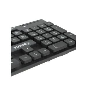 Клавиатура и мышь FSA-01-K Fumiko беспроводная, черная