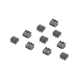 Клеммник Degson DG306-5.0-02P-11-00AH (упаковка 10шт) 2 контакта, серый
