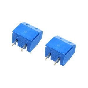 Клеммник Degson DG306-5.0-02P-12-00AH (упаковка 2шт) 2 контакта, синий