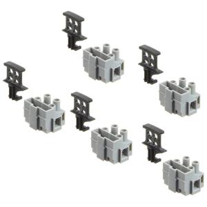 Клеммник Degson DG801-02P-11-00A(H) (упаковка 5шт) с держателем предохранителя на 2 контакта