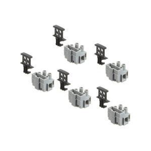 Клеммник Degson DG801-02P-11-00A(H) (упаковка 5шт) с держателем предохранителя на 2 контакта