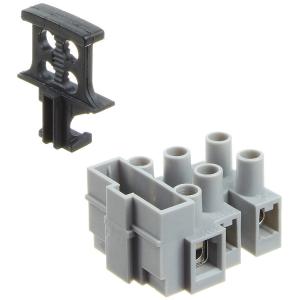 Клеммник Degson DG801-03P-11-00A(H) с держателем предохранителя на 3 контакта.