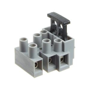 Клеммник Degson DG801-03P-11-00A(H) с держателем предохранителя на 3 контакта.