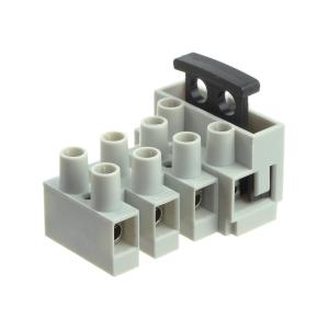 Клеммник Degson DG801-04P-11-00A(H) с держателем предохранителя на 4 контакта.