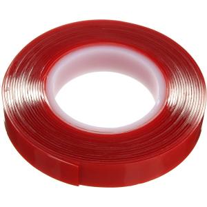 Клейкая лента двухсторонняя 0,8х12мм 3м, прозрачная 