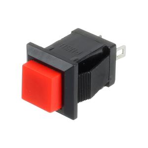 Кнопка 10мм квадратная красная на размыкание 15*20