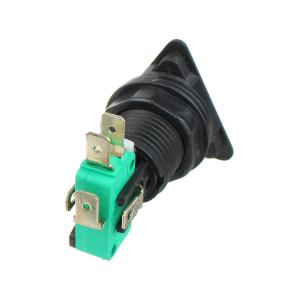 Кнопка 35мм треугольная красная 250V/10A замыкание/размыкание