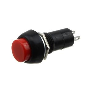 Кнопка d10мм красная с фиксацией 