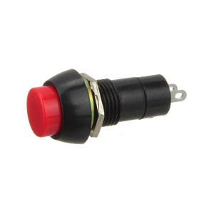 Кнопка d10мм красная с фиксацией 