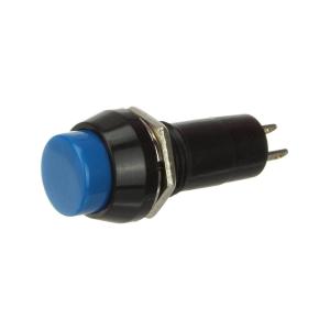 Кнопка d10мм синий на размыкание