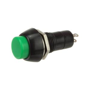 Кнопка d10мм зеленый на размыкание