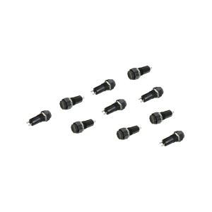 Кнопка d12.5мм B165B (PSW-6A-B) без фиксации (упаковка 10шт) черная