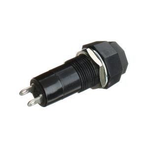 Кнопка d12.5мм B165B (PSW-6A-B) без фиксации (упаковка 10шт) черная