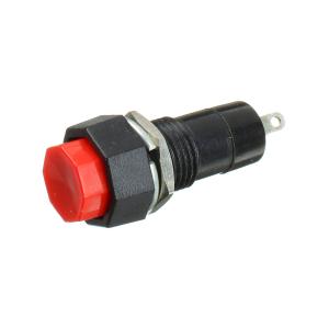 Кнопка d12.5мм B165BR (PSW-6A-R) без фиксации (упаковка 2шт) красная