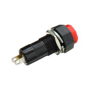 Кнопка d12.5мм B165BR (PSW-6A-R) без фиксации (упаковка 2шт) красная