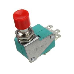 Кнопка d12мм красная, без фиксации DC-438-448