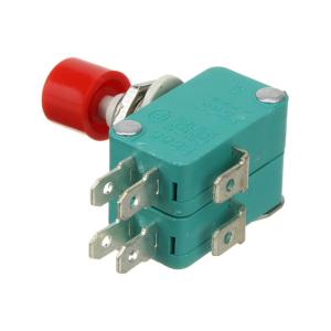 Кнопка d12мм красная, без фиксации DC-438-448