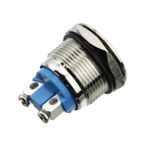 Кнопка d22мм, h23мм металлическая, антивандальная PBS-28B-2