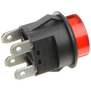 Кнопка d23мм PBS2-8 10А 250В красная с фиксацией