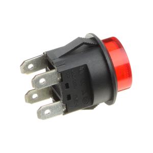 Кнопка d23мм PBS2-8 10А 250В красная с фиксацией