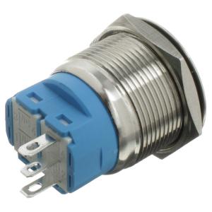 Кнопка d25мм h35 антивандальная 3 контакта без фиксации