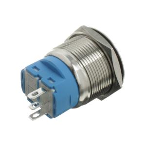 Кнопка d25мм h35 антивандальная 3 контакта без фиксации