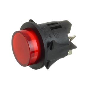 Кнопка d27мм Soken PS18-16 16А 250В красная с фиксацией
