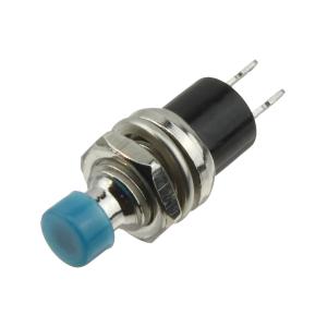 Кнопка d7мм синяя без фиксации 