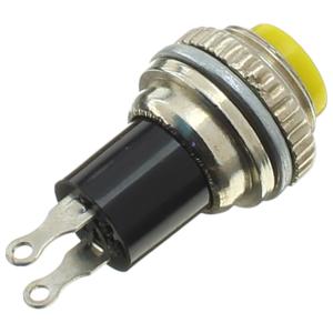 Кнопка d7*13мм желтый без фиксации 