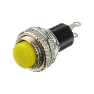 Кнопка d7*13мм желтый без фиксации 