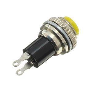 Кнопка d7*13мм желтый без фиксации 