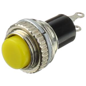 Кнопка d7*13мм желтый без фиксации 
