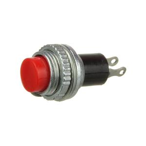 Кнопка d7*D13мм красная без фиксации, на замыкание