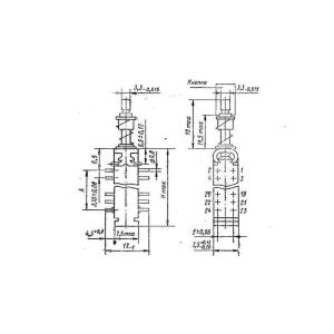 Кнопка ПКН61 с фиксацией