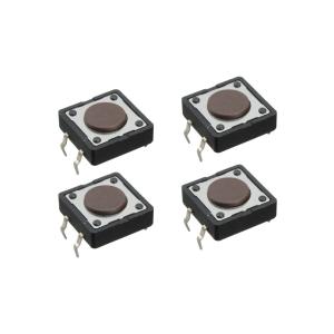 Кнопка тактовая 12*12*3.8 SWT-80-3.8 (упаковка 4шт)