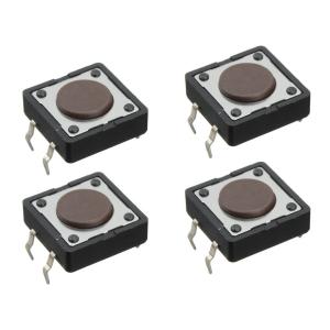 Кнопка тактовая 12*12*3.8 SWT-80-3.8 (упаковка 4шт)