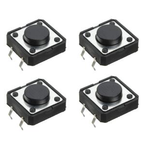 Кнопка тактовая 12*12*5 Ruichi KAN1211-0501B (упаковка 4шт)