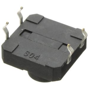 Кнопка тактовая 12*12*7 Ruichi KAN1211-0751B (упаковка 2шт) с отверстием