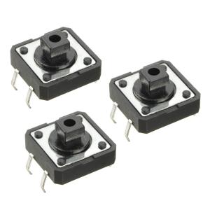 Кнопка тактовая 12*12*7.3 Jia SWT-81-7 (упаковка 3шт)