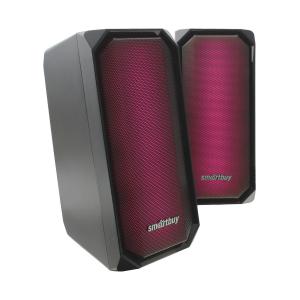 Колонки Акустическая система 2.0 SmartBuy Raprure, Bluetotoh, 6Вт, RGB-подсветка, USB