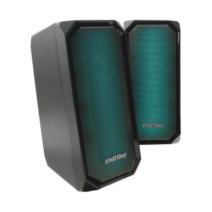 Колонки Акустическая система 2.0 SmartBuy Raprure, Bluetotoh, 6Вт, RGB-подсветка, USB