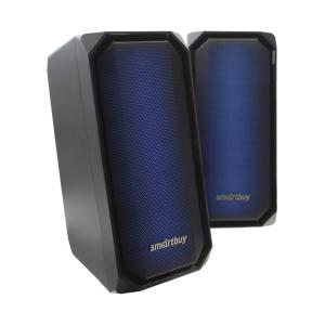 Колонки Акустическая система 2.0 SmartBuy Raprure, Bluetotoh, 6Вт, RGB-подсветка, USB