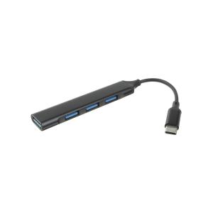 Концентратор Type C-4USB(G) HUB Dream QC07 черный
