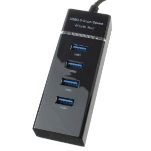 Концентратор USB-4USB(G) HUB USB3.0 черный M-303