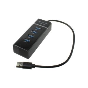 Концентратор USB-4USB(G) HUB USB3.0 черный M-303