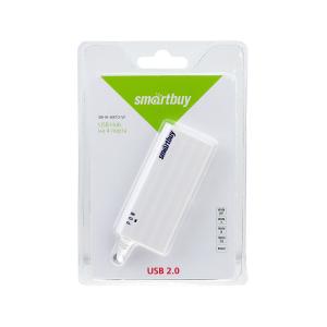 Концентратор USB-4USB(G) SmartBuy SBHA-6810-W All-in-one